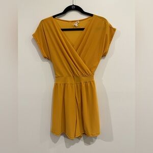 Yellow Romper with Tie, Woman’s large, Rolla Coser